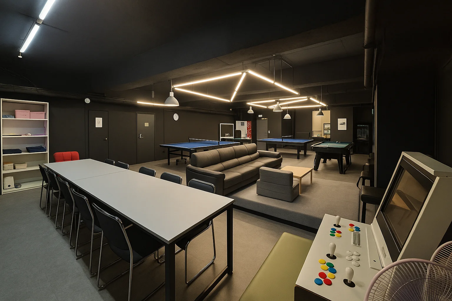 Game room interior to browse before contacting us