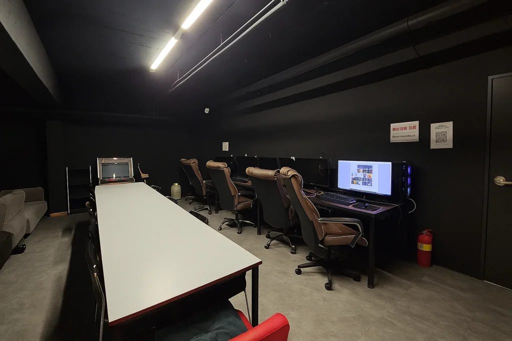 spacegameroom-pc-gaming-room. Space Game Room's multi-entertainment facilities in Seoul